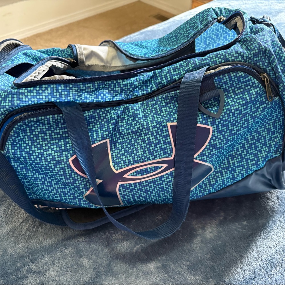 Under Armour Blue Duffle Bag